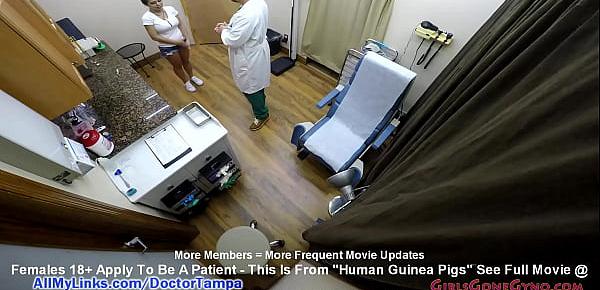  French Immigrant Adrianna Fox Must Pass Medical Exam to Stay in US At Gloves Hands Of Doctor Tampa @ GirlsGoneGynoCom